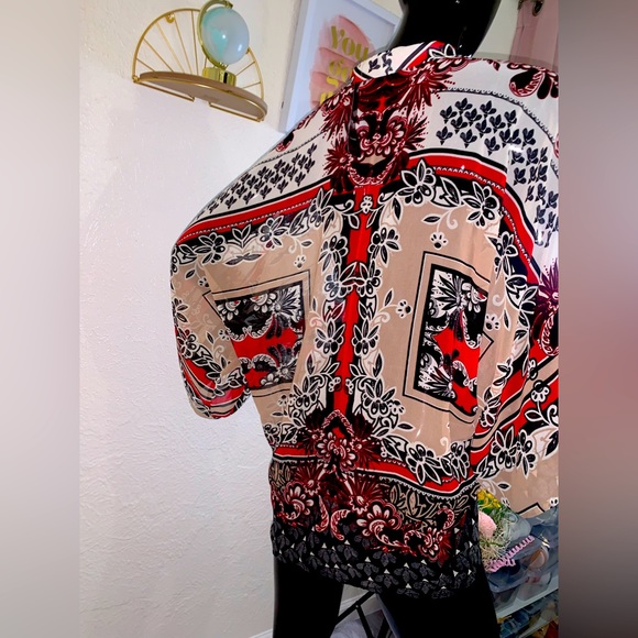 NWT Tie-Front Kimono Size XS - Picture 8 of 13